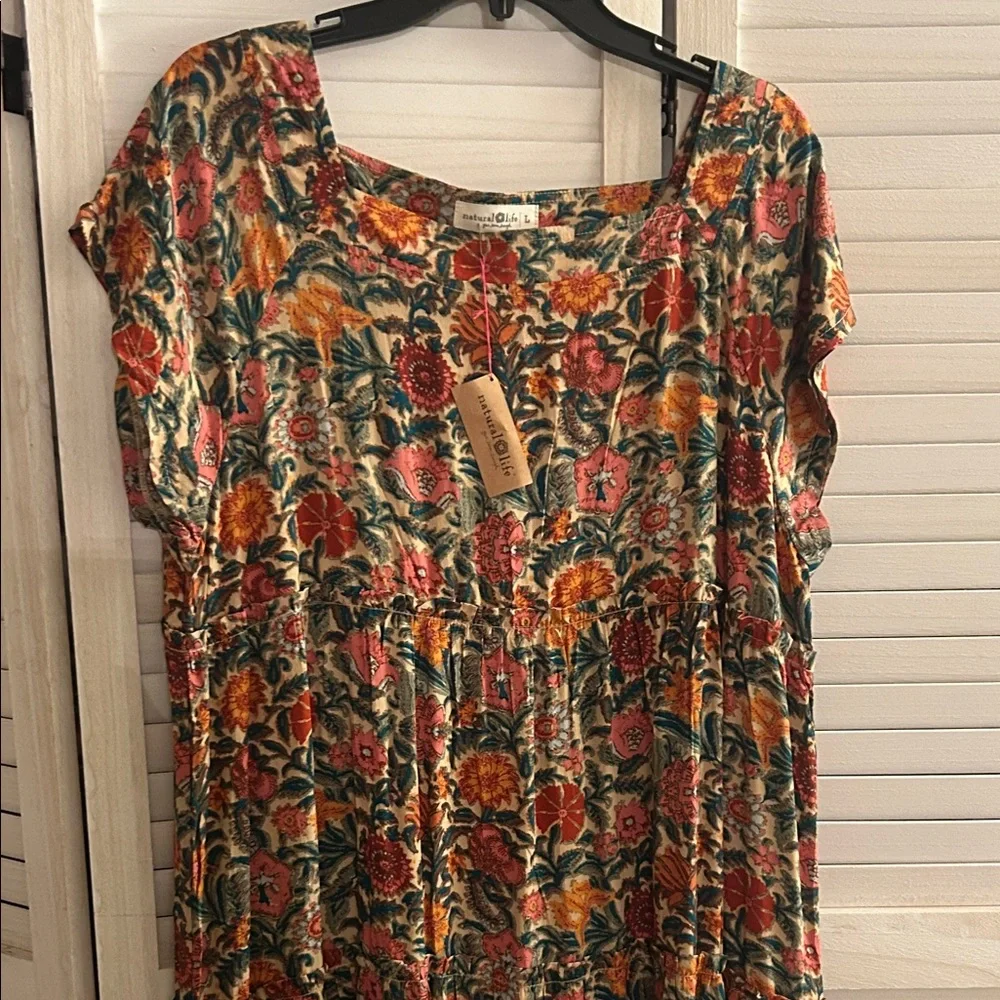 NATURAL LIFE Berkeley Vibrant Floral Maxi Dress - Picture 5 of 6